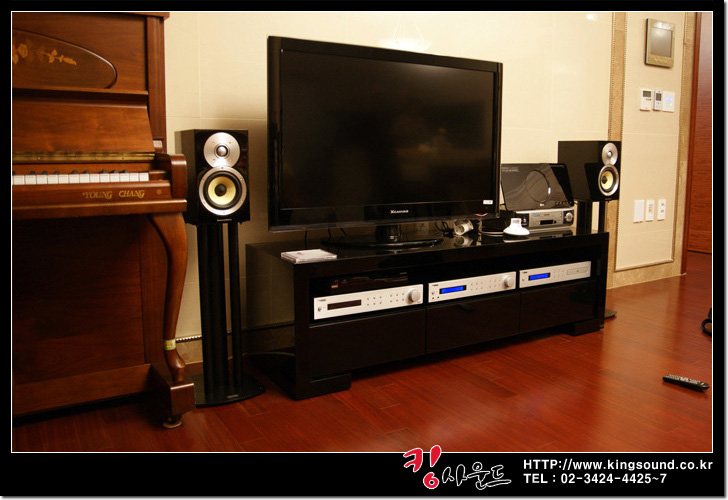 시스템피델리티 SA-250,CD-250,ST-250과 B&W CM1 북쉘프스피커 하이파이시스템설치기