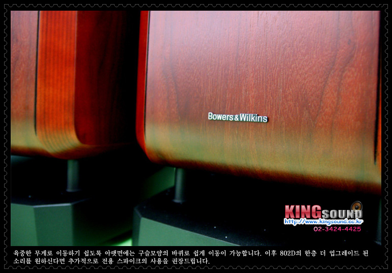 B&W 802D 스피커 업그레이드